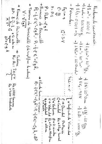 Formulas Y Mas Tema Fluidos Pdf