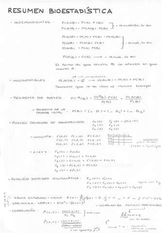 RESUMEN 1er Parcial BIOESTADISTICA Pdf