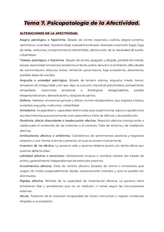 Tema Psicopatologia Pdf