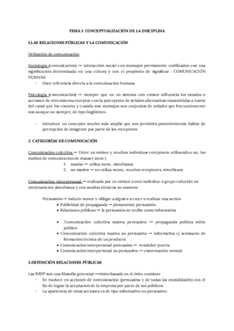 Tema Conceptualizacion De La Disciplina Pdf