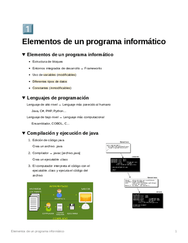 Elementos De Un Programa Informatico Pdf