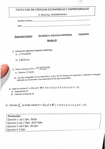 Examen Matematicas O Parcial Pdf