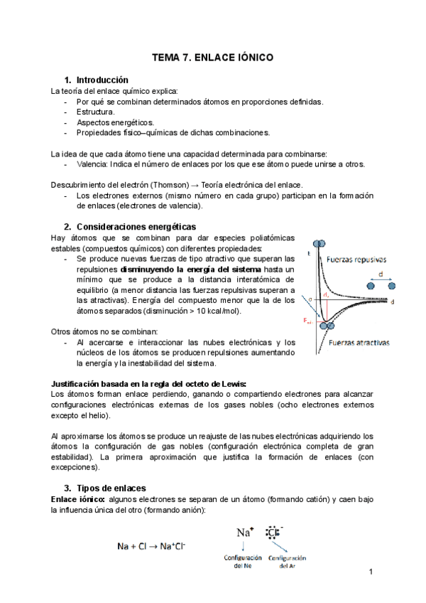 TEMA 7 ENLACE IONICO Pdf