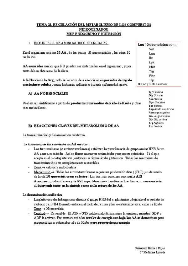 Tema Regulacion De Lipidos Mef Endocrino Resumen Pdf