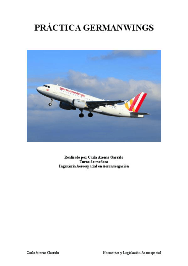 Practica Germanwings Pdf