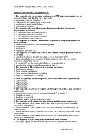 Preguntas Tipo Test Examen Calvo Pdf