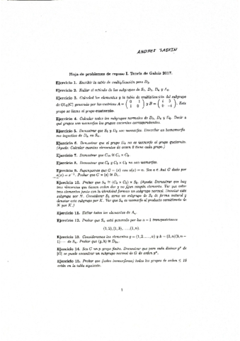 Teoria De Galois Pdf