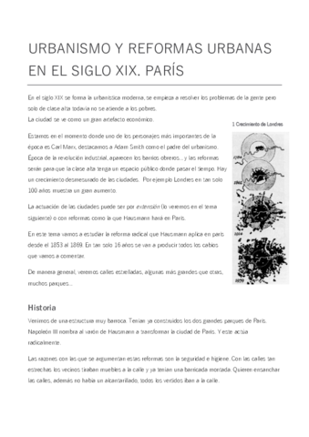 Urbanismo Y Reformas Urbanas En El Siglo Xix Pdf