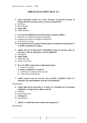 PREGUNTAS TIPO TEST Pdf