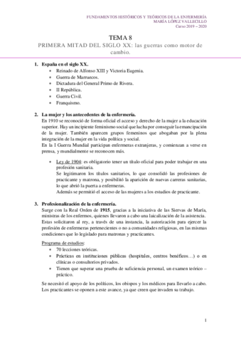 Tema 8 Primera Mitad Del Siglo XX Pdf