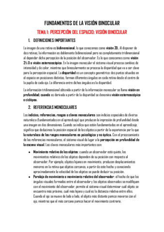 TEMA 1 PERCEPCION DEL ESPACIO Pdf