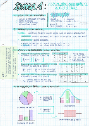 TEMA 1 ESTADISTICA DESCRIPTIVA UNIVARIANTE Pdf