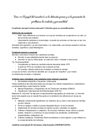 Tema 10 Psicologia Del Desarrollo Pdf