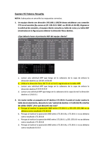 Examen RC Febrero Resuelto Pdf