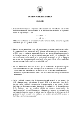 Examen Bioestadistica Pdf