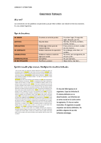 Conectores Textuales Pdf