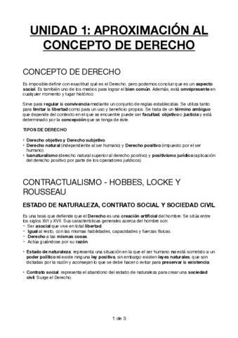 Aproximacion Al Concepto De Derecho Apuntes Pdf