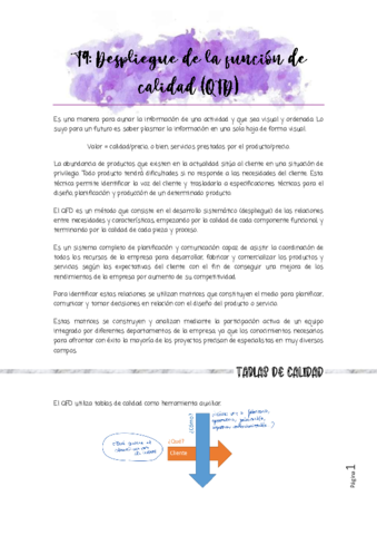 T9Despliegue De La Funcion De Calidad Pdf