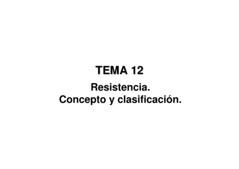 Concepto Resistencia Pdf