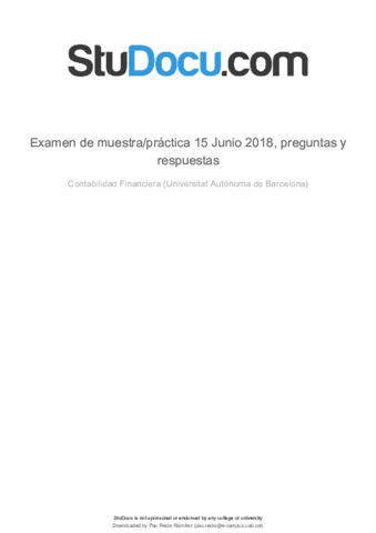 Examen De Muestrapractica 15 Junio 2018 Preguntas Y Respuestas Pdf