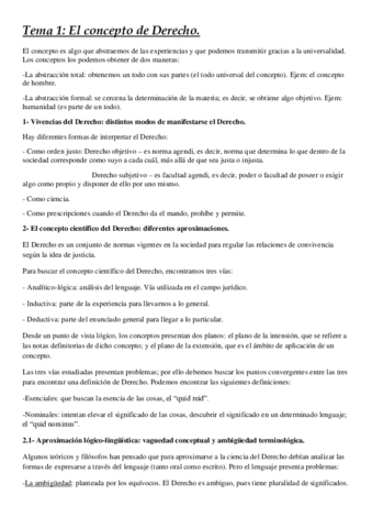 Tema El Concepto De Derecho Pdf