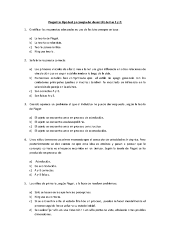 Preguntas De Examen Temas Y Pdf