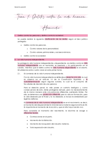 Temario Completo Derecho Penal Ii Pdf