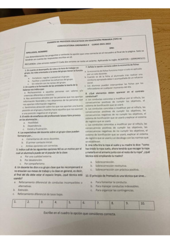 Examen Parte Psicologia Procesos Mayo Pdf