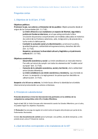 Preguntas Cortas Pdf