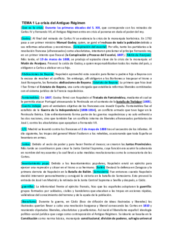 TEMA 1 La Crisis Del Antiguo Regimen Pdf