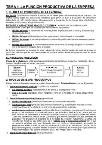 TEMA 4 Anexo La Funcion Productiva Pdf