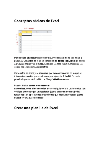 Conceptos Basicos De Excel Pdf