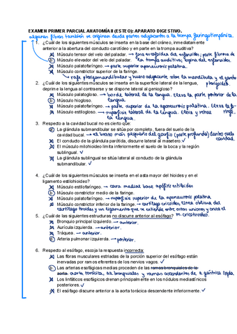 Parcial Digestivo 2021 Con Respuestas Explicadas Pdf