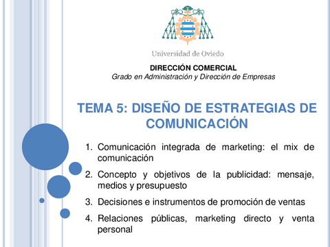 Tema Diseno De Las Estrategias De Comunicacion Pdf