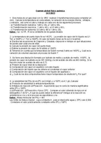 Examen Fisicoquimica Global Pdf