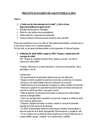 PREGUNTAS EXAMEN DE SALUD PUBLICA Pdf