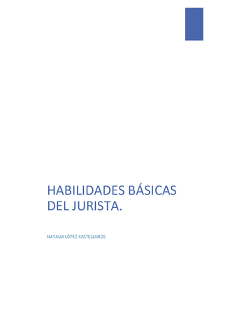 Habilidades Basicas Del Jurista Pdf