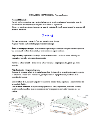 Hidraulica Subterranea Principios Basicos Pdf