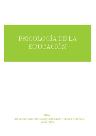 Tema Educacion Pdf