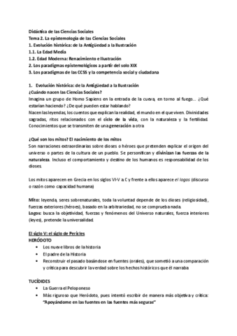 Tema Didactica De Las Ciencias Sociales Pdf