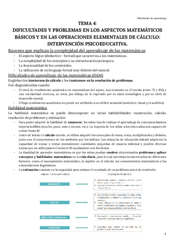 TEMA 4 PATRICIA DIFICULTADES DE APRENDIZAJE Y EDUCACION INCLUSIVA Pdf