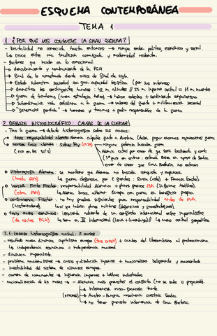 Esquema Completo Contemporánea pdf