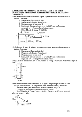 Ejercicios Traccion Y Compresion Pdf