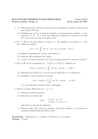 Examen Resuelto EDO Pdf