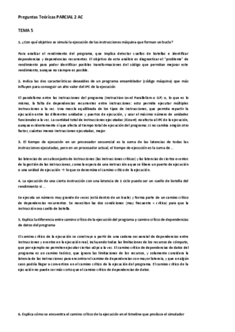 Respuestas Preguntas Teoricas PARCIAL 2 AC Pdf