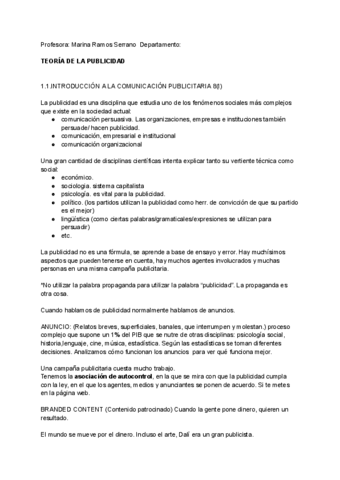 Teoria De La Publicidad Pdf