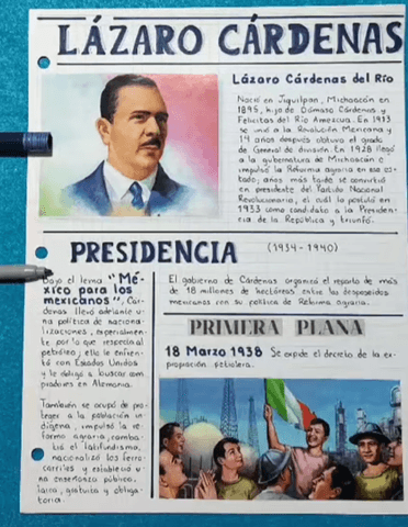 Biografia De Lazaro Cardenas Png