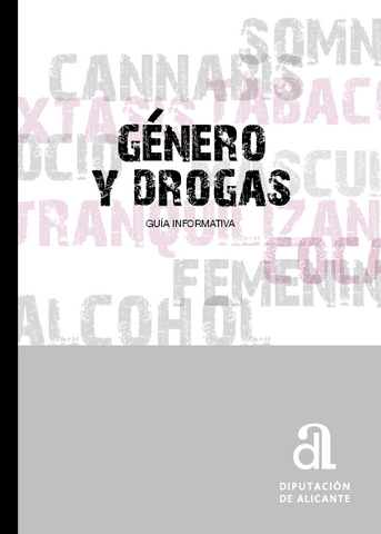 Droga Y Genero Pdf