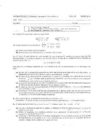 2017 18 Segunda Convocatoria Con Solucion Pdf