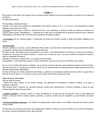 TEMA 1 DERECHO CIVIL I Pdf